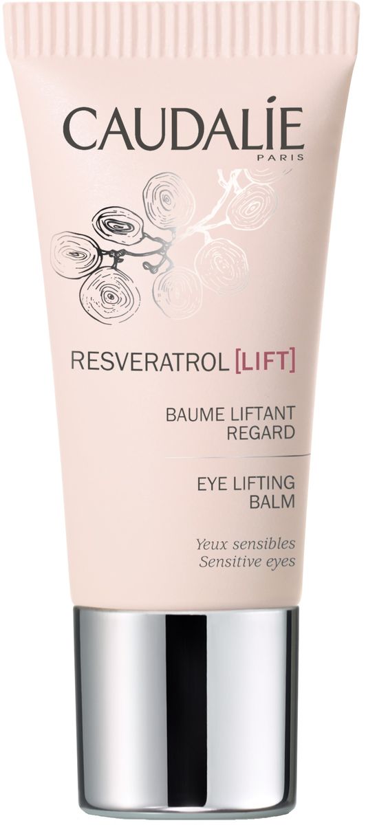 Caudalie Бальзам для глаз с эффектом лифтинга Resveratrol Lift, 15 млFS-00897 Caudalie Бальзам для глаз с эффектом лифтинга Resveratrol Lift, 15 млFS-00897Эксперт для ваших глаз.Эксклюзивное объединение ингредиентов против морщин: Ресвератроль виноградной лозы и Микро комплекс Гиалуроновых кислот способствует естественной выработке Гиалуроновой кислоты клетками кожи*. Этот бальзам подтягивает кожу век и разглаживает морщины вокруг глаз и губ. Уменьшает мешки под глазами, снимает усталость. Взгляд становится молодым.