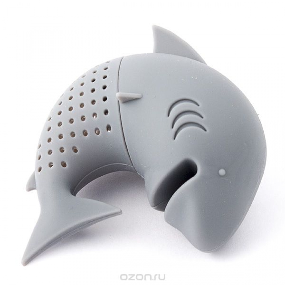 Ситечко для чая Gipfel Shark, цвет: серый, 9 х 4 х 4 смVT-1520(SR) Ситечко для чая Gipfel Shark, цвет: серый, 9 х 4 х 4 смVT-1520(SR)Ситечко для чая Gipfel Shark, изготовленное из высококачественного пищевого силикона, поможет быстро заварить чашку чая. Просто наполните изделие заваркой и погрузите в чашку, через несколько минут вы получите вкусный ароматный чай. Ситечко помогает обойтись без надоевших чайных пакетиков и радует забавным дизайном.Такой необычный аксессуар разнообразит привычное чаепитие, порадует вас и ваших гостей.