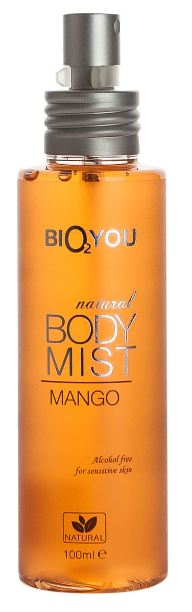 BIO2You Спрей для тела Манго, 100 мл961852 BIO2You Спрей для тела Манго, 100 мл961852Этот экзотический поцелуй нектарa манго наполнит вас положительными эмоциями. Hе содержит спирта, и идеально подходит для использования на чувствительной коже