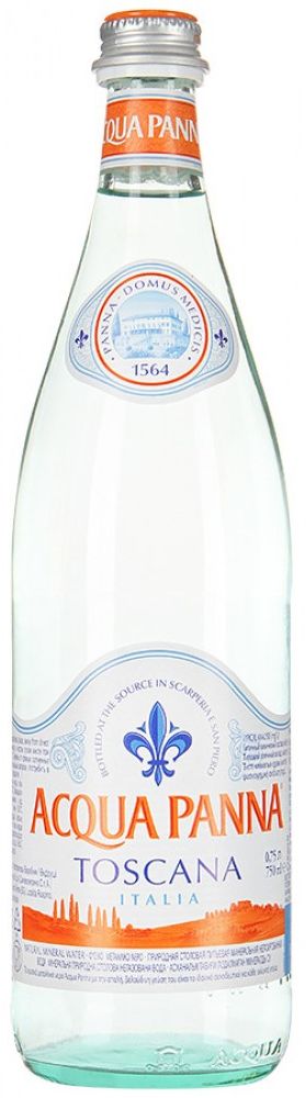 Acqua Panna вода минеральная, негазированная гидрокарбонатная магниево-кальциевая, 0,75 л0120710 Acqua Panna вода минеральная, негазированная гидрокарбонатная магниево-кальциевая, 0,75 л0120710Acqua Panna - экологически чистая природная минеральная вода. Она берет свое начало в знаменитом итальянском регионе Тоскана, что дает ей мягкий, сбалансированный и освежающий вкус. Вода проходит почти 15-летний путь сквозь скалы, обогащаясь минералами.Acqua Panna известна еще со времен эпохи Возрождения благодаря семейству Медичи, которое купило в начале 16 века виллу Панну – место рождения знаменитой воды. Вода Acqua Panna бутиллируется с 1564 года и с тех времен привлекает миллионы поклонников своим мягким, освежающим и утонченным вкусом Италии.Уникальные характеристики 100% натуральная водаНе подвергается химической обработкеТонкий вкус и легкая минерализация прекрасно подчёркивают вкус едыМожно употреблять без ограничения и в любом количествеИсточник полностью защищен и охраняется государствомИсточник: Панна - Скарперия и Сан Пиеро (Флоренция), Италия