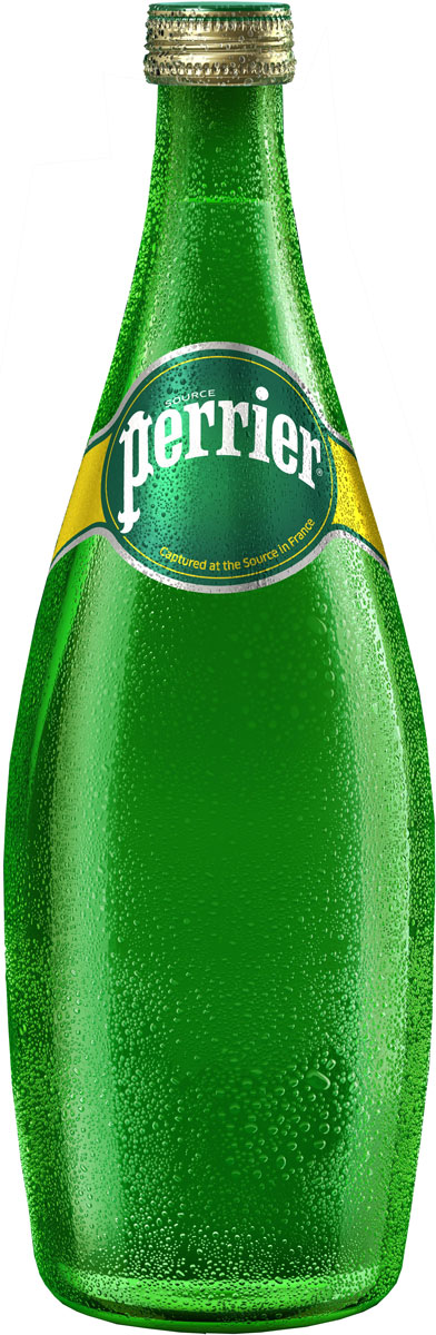 Perrier вода минеральная газированная гидрокарбонатно-кальциевая, 0,75 л0120710 Perrier вода минеральная газированная гидрокарбонатно-кальциевая, 0,75 л0120710Вода минеральная питьевая природная столовая газированная пресная гидрокарбонатно-кальциевая. Долина Вергезы, где находится источник Perrier (Перрье), расположена на юге Франции в горячей зоне: потухший вулкан Агде и термальные источники Баларю свидетельствуют о вулканическом происхождении этой местности. Процесс формирования источника Перрье начался более 100 миллионов лет назад. Пока дождевая вода неторопливо впитывается в почву, из недр земли медленно выползает вулканический газ. Вода и газ встречаются и затем вместе поднимаются наверх сквозь трещины в известняке. Здесь располагается настоящий геологический феномен: водопроницаемые пласты, пропускающие на поверхность насыщенную углекислым газом пузырящуюся воду. Источник известен с античных времен. Perrier - это газированная вода, обладающая исключительной бактериологической чистотой, освежающая и способствующая пищеварению. Знаменитая зеленая бутылочка Perrier стала символом здорового образа жизни. Минерализация 0,670 г/л.Минеральный состав мг/л: кальций 149, магний 7, натрий 11,5, гидрокарбонат 420, сульфат 42, хлорид 23.Энергетическая ценность 0 ккал.