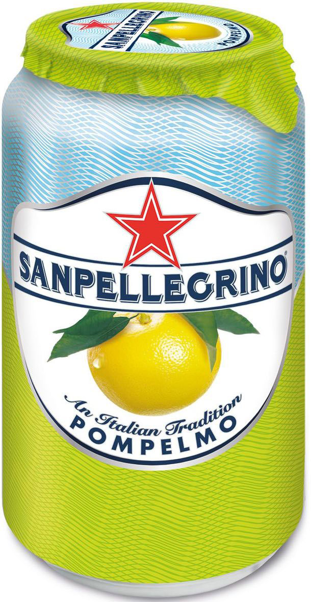 San Pellegrino Напиток сокосодержащий со вкусом грейпфрута, 0,33 л0120710 San Pellegrino Напиток сокосодержащий со вкусом грейпфрута, 0,33 л0120710Фруктовый напиток San Pellegrino - знаменитый во всем мире освежающий газированный напиток с соком фруктов, производится с 1930-х годов в Италии. Напиток содержит натуральный сок сочных и спелых сицилийских фруктов, собранных вручную, а низкое содержание углеводов и сахара делает напиток San Pellegrino доступным даже для тех, кто придерживается диеты. Основой для создания напитка служит минеральная вода, баланс между нежными пузырьками и ароматом придает напитку неповторимый вкус. Фруктовые напитки San Pellegrino отлично утоляют жажду и являются прекрасным дополнением к ежедневным трапезам. Состав: вода, восстановленный грейпфрутовый сок (16%), сахар, диоксид углерода, регулятор кислотности (лимонная кислота), натуральные ароматизаторы.Согретые теплым итальянским солнцем фрукты дарят вам всю свою свежесть и аромат круглый год! 100% натуральные ингредиентыФрукты с острова СицилияОснова – минеральная водаСодержание сока – 16%, выше минимальной нормы, и чем у большинства конкурентовБез красителей и ароматизаторовПониженное содержание сахараНатуральный вкус и аромат.Энергетическая ценность 181 kJ/кДж - 42 Kcal/ккал. После вскрытия упаковки хранению не подлежит.