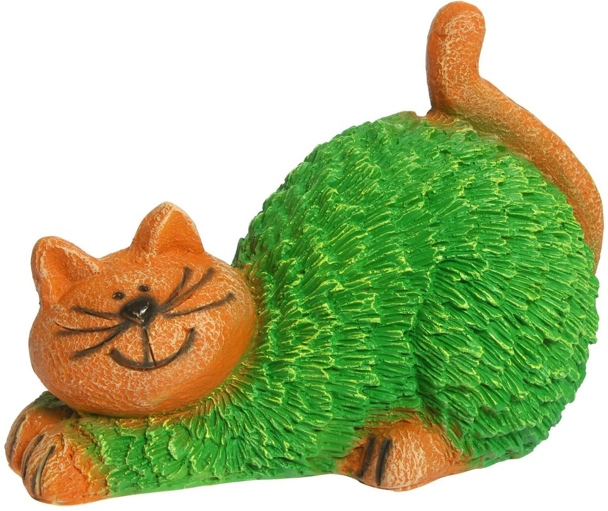 Фигура садовая Кошка, цвет: зеленый, 21 х 38 х 30 смRSP-202S Фигура садовая Кошка, цвет: зеленый, 21 х 38 х 30 смRSP-202SСоздайте настроение в любимом саду: украсьте его оригинальным декором. Представители фауны разнообразят ландшафт. Гармоничнее всего фигуры будут смотреться в местах природного обитания: например, белочки — вблизи деревьев, а лягушки — у водоёмов.Сделайте свой сад неповторимым. Разрабатывайте собственный дизайн и расставляйте акценты. Хотите привлечь внимание к клумбе? Поставьте садовую фигуру рядом с ней. А расположенная прямо у калитки, она будет приятно удивлять гостей. Такой декор легко замаскирует неприглядные детали на участке.Садовая фигура из полистоуна (искусственного камня) — оптимальное решение для уличных условий. Этот материал не выцветает на солнце, даже если находится под воздействием ультрафиолета круглый год. Искусственный камень имеет низкую пористость, поэтому ему не страшна влага и на нём не появятся трещины. Садовая фигура будет хранить красоту сада долгие годы.