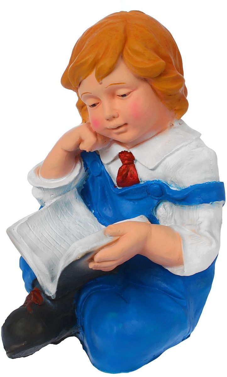 Фигура садовая Мальчик с книгой, 30 х 26 х 43 см531-105 Фигура садовая Мальчик с книгой, 30 х 26 х 43 см531-105Сделайте садовый участок неповторимым. Изящная фигура придаст ландшафту шарм и оригинальность. Такой декор наилучшим образом впишется в классический садовый экстерьер с обилием зелени. Почувствуйте себя ландшафтным дизайнером.Чтобы сделать акцент на цветочной клумбе, поставьте садовую фигуру рядом с ней. А если хотите привлечь внимание к водоёму, то располагайте декор поближе к воде.Садовая фигура из полистоуна (искусственного камня) — оптимальное решение для уличных условий. Этот материал не выцветает на солнце, даже если находится под воздействием ультрафиолета круглый год. Искусственный камень имеет низкую пористость, поэтому ему не страшна влага и на нём не появятся трещины. Садовая фигура будет хранить красоту сада долгие годы.