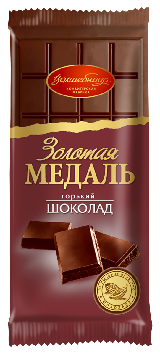 Волшебница Золотая медаль шоколад горький, 100 г0120710 Волшебница Золотая медаль шоколад горький, 100 г0120710Шоколад – это Волшебство!