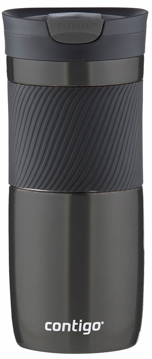 Термокружка Contigo Byron, 590 млVT-1520(SR) Термокружка Contigo Byron, 590 млVT-1520(SR)Термокружка Contigo Byron, изготовленная из высококачественной матированной нержавеющей стали и пищевого пластика, подходит как для холодных, так и для горячих напитков. Жидкость сохраняется горячей до 7 часов, холодной - до 18 часов. Изделие оснащено крышкой с открывающимся клапаном, что очень удобно для питья. Специальное устройство Snapseal открывает и закрывает клапан. Рельефная резиновая вставка на корпусе кружки обеспечивает удобный хват и защищает руки от воздействия высоких температур.С такой термокружкой вы где угодно сможете насладиться вашими любимыми напитками: в поездке, на прогулке, на работе или учебе. Изделие удобно брать с собой. Подходит для мытья в посудомоечной машине. Диаметр горлышка: 6,5 см. Высота кружки (с учетом крышки): 20 см.