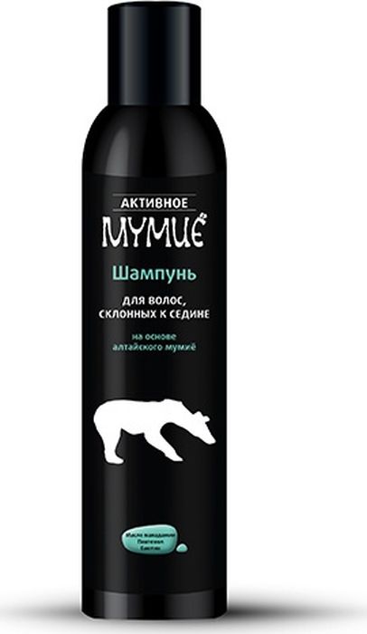Активное Мумие Шампунь для волос склонных к седине, 330 млFS-00897 Активное Мумие Шампунь для волос склонных к седине, 330 млFS-00897СТИМУЛИРУЮЩЕЕ ДЕЙСТВИЕ активных компонентов: Масло макадамии насыщает корни волос медью и витамином В10, стимулирует выработку естественного пигмента, предупреждая потерю цвета. Биотин активизирует выработку кератина, который интенсивно питает волосы. Пантенол восстанавливает и укрепляет структуру волоса.
