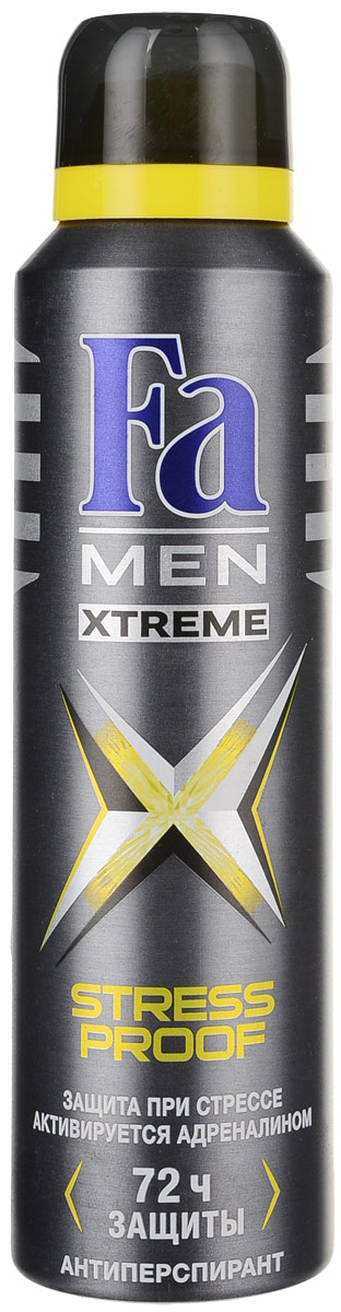 Fa Men Дезодорант-спрей Xtreme Activated Stress Proof, мужской, 150 млFS-36054 Fa Men Дезодорант-спрей Xtreme Activated Stress Proof, мужской, 150 млFS-36054Fa Men Xtreme Activated Stress Proof - надежная защита даже в самых стрессовых ситуациях! Благодаря уникальной технологии део-защита начинает работать во время выработки адреналина. 72 часа высокоэффективной защиты против влажности и запаха пота. 0% спирта. Дерматологически протестировано. Характеристики:Объем: 150 мл. Артикул: 1812656. Производитель: Германия. Товар сертифицирован.