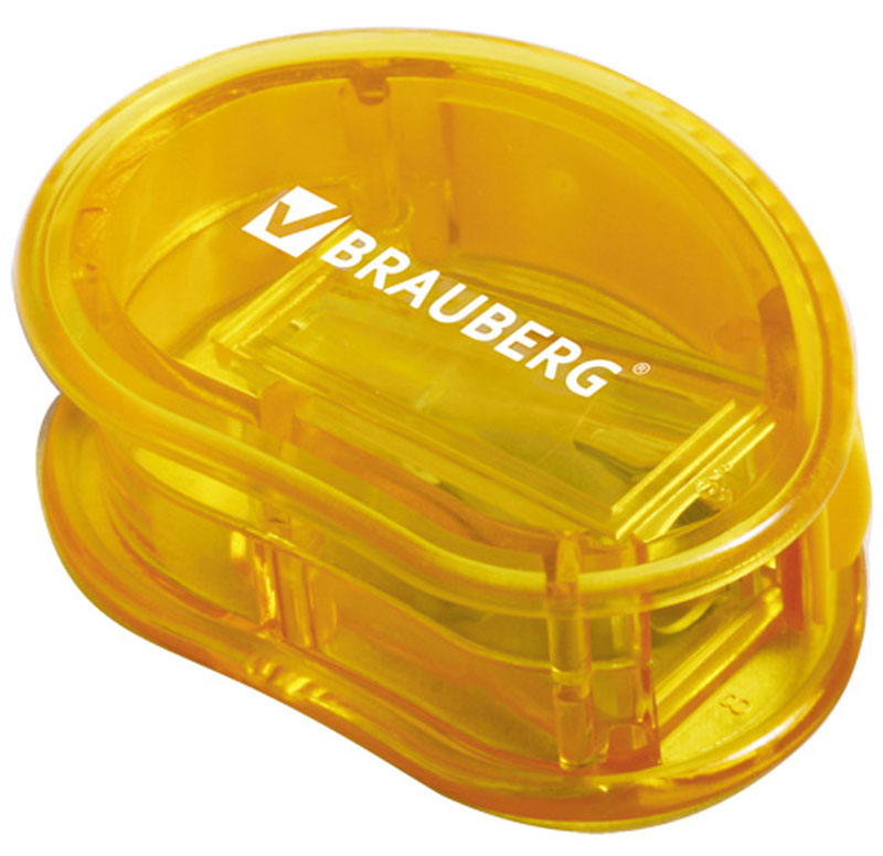 Brauberg Точилка Marine с контейнеромFS-36054 Brauberg Точилка Marine с контейнеромFS-36054Качественное стальное лезвие обеспечивает лёгкое равномерное затачивание карандашей. Контейнер для стружки изготовлен из тонированного цветного пластика.• Качественное стальное лезвие. • Пластиковый корпус компактных размеров. • Контейнер для сбора стружки. • Цвет - ассорти (зеленый, красный, желтый, синий). • Упаковка с европодвесом. • Поставляется в нескольких вариантах цвета (без возможности выбора).Уважаемые клиенты! Обращаем ваше внимание на цветовой ассортимент товара. Поставка осуществляется в зависимости от наличия на складе.