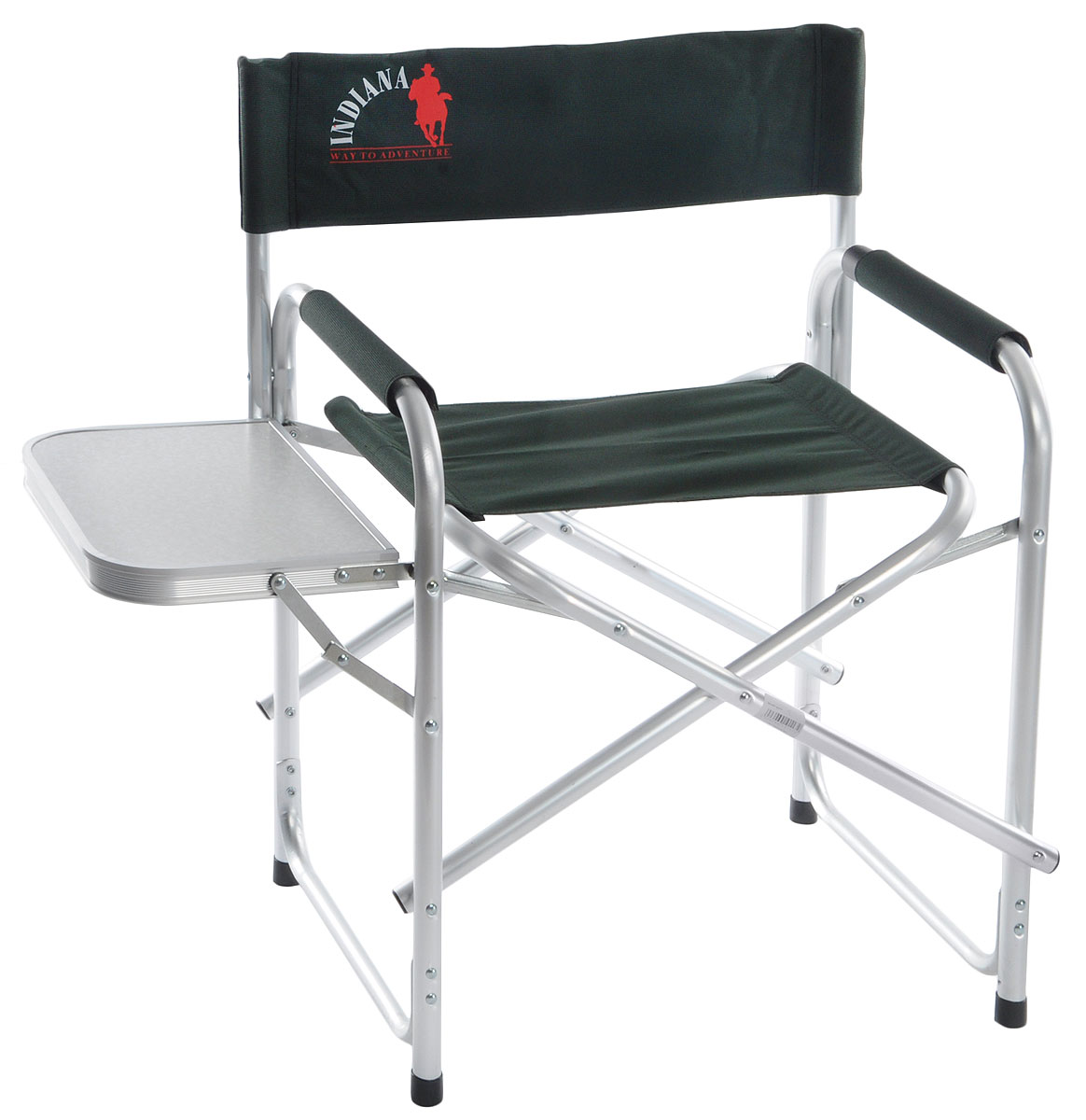 Кресло складное Indiana INDI-025T, с боковым столиком, 44 см х 62 см х 80 см09840-20.000.00 Кресло складное Indiana INDI-025T, с боковым столиком, 44 см х 62 см х 80 см09840-20.000.00Складное кресло Indiana INDI-025T - идеальный вариант для дачников и рыболовов, прекрасно подходит для кемпинга, пикников и отдыха на природе. Каркас кресла выполнен из алюминиевой трубы. Тканевые элементы кресла изготовлены из стойкого к ультрафиолетовому излучению материала - плотного полиэстера 600D. Мягкие профилированные подлокотники оснащены защитным чехлом. Сбоку имеется откидной столик. Конструкция ножек с поперечной трубой придает дополнительную устойчивость креслу, препятствует его проваливанию в песок или рыхлую землю. Кресло легко складывается и раскладывается. В сложенном состоянии занимает минимум места, что очень удобно при хранении и транспортировке. Максимальная нагрузка: 120 кг. Размер кресла (в разобранном виде): 44 см х 62 см х 80 см. Размер кресла (в собранном виде): 46 см х 79 см х 10 см. Размер откидного столика: 37 см х 25 см.