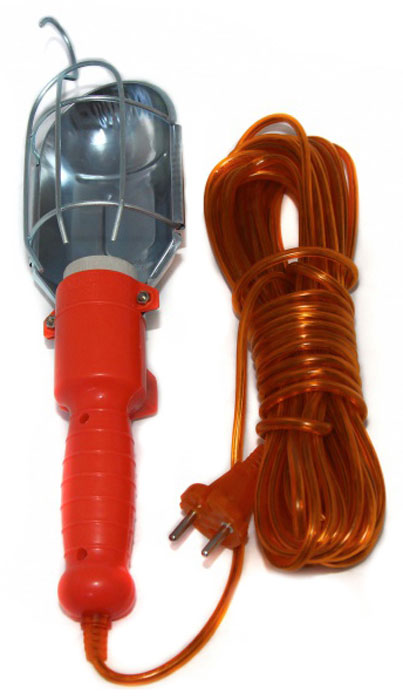 Фонарь переносной, 220V. AR955ПУ-1_черный/серебристый Фонарь переносной, 220V. AR955ПУ-1_черный/серебристыйУдобный и простой в эксплуатации переносной гаражный фонарь с питанием от электросети (220V). Без ламп. Длина шнура 5 метров.