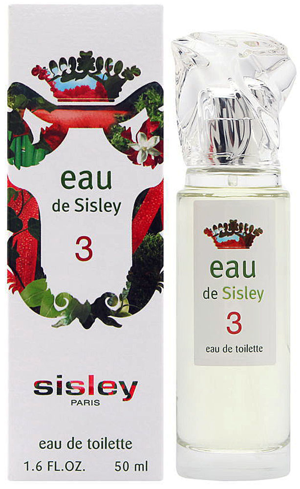 Sisley Eau de Sisley 3 Woman туалетная вода, 50 мл28032022 Sisley Eau de Sisley 3 Woman туалетная вода, 50 мл28032022Ароматные, фруктовые. Бергамот, грейпфрут, лимон, мандарин, бензоин, ваниль, ветивер, мускус, пачули, имбирь, османтус.