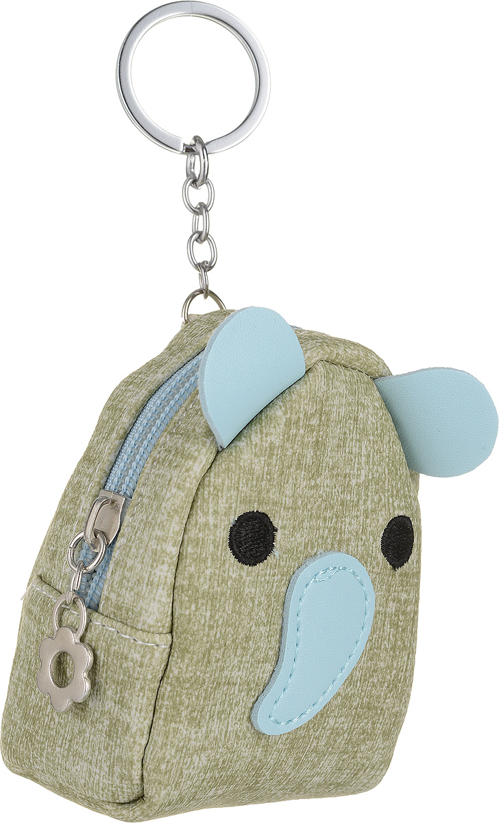 Кошелек-брелок Good Mood Ушастик. Слоник, цвет: зеленый. 0299INT-06501 Кошелек-брелок Good Mood Ушастик. Слоник, цвет: зеленый. 0299INT-06501Забавный кошелек-брелок Ушастик не оставит равнодушными любителей всего яркого и необычного. В таком брелке вы можете носить важные предметы, такие как ключи, деньги, наушники от плеера и т.д.Удобный и стильный подарок! Характеристики: Размер 90х60 Оснащен кольцом для ключей. Применение: брелок, модный аксесуар, ключница, кошелек.