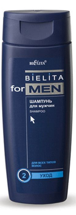 Белита Шампунь для мужчин new, 250 млB-433 Белита Шампунь для мужчин new, 250 млB-433Назначение: Все типы волосЛиния: Bielita for MenОбеспечивает мягкий освежающий уход за волосами и кожей головы.