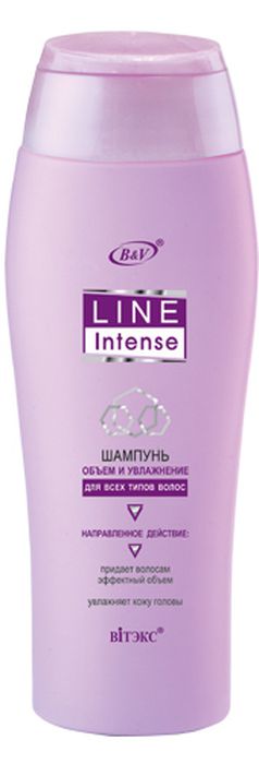 Витэкс Line Intense Шампунь Объем и Увлажнение для всех типов волос, 500 млFS-00897 Витэкс Line Intense Шампунь Объем и Увлажнение для всех типов волос, 500 млFS-00897Назначение: Объем, Все типы волосЛиния: Lift IntenseШампунь содержит особый кондиционер, который обволакивает волосы по всей длине, уплотняет их структуру и придает пышность и объем. Гиалуроновая кислота помогает коже и волосам удерживать влагу, предупреждая сухость. Имбирь питает и укрепляет волосы, усиливает их блеск и эластичность.Результат: волосы приобретают роскошный объем, кожа головы ухоженная и здоровая.