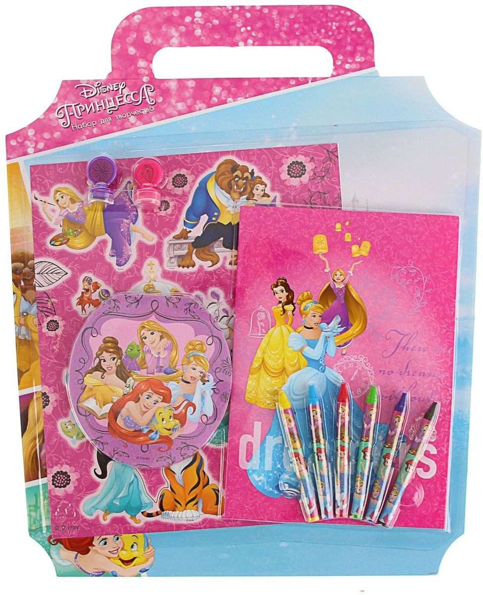 Disney Princess 1782437FS-00897 Disney Princess 1782437FS-00897Дети всегда ищут возможность самореализоваться и познать окружающий мир, их воображение не ограничено никакими рамками и у них есть тяга к чему-то неизведанному.Сохранить и развить эти качества поможет Подарочный набор для творчества Disney.Яркое оформление и богатое разнообразное наполнение изделия вызовут неподдельную радость у маленького непоседы.С таким набором ребёнок сможет раскрыть новые грани своего таланта, воплотить самые интересные задумки и похвастаться успехами перед родителями и сверстниками.