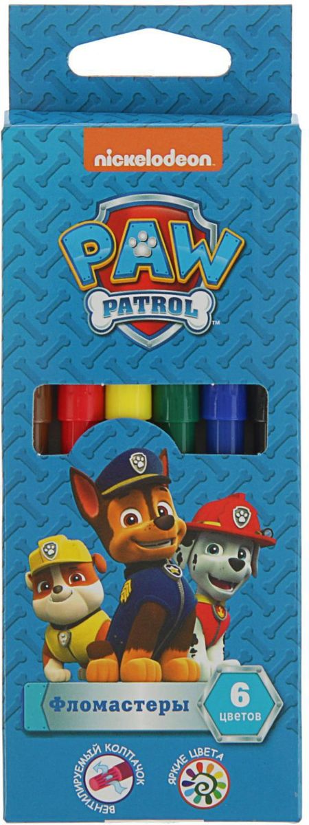 Paw Patrol Набор фломастеров 6 цветов72523WD Paw Patrol Набор фломастеров 6 цветов72523WDИзделия данной категории необходимы любому человеку независимо от рода его деятельности. У нас представлен широкий ассортимент товаров для учеников, студентов, офисных сотрудников и руководителей, а также товары для творчества.