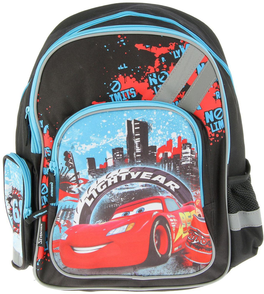 Disney Рюкзак детский Cars72523WD Disney Рюкзак детский Cars72523WDрюкзак школьный эргоном.спинка мал. Disney Cars 38*29*15 2 одел CRCB-MT1-9621 — это более мягкая, по сравнению с ранцем, текстильная школьная сумка, обладающая оригинальным дизайном и большой вместительностью.В спинку такого ранца вставлена пенка, а на местах максимального соприкосновения с телом ребёнка (лопатки, поясница, плечи) ещё и нашиты дополнительные мягкие подушечки, которые дают возможность циркулировать воздуху, обеспечивая комфортные ощущения для спины.Именно такой рюкзак, по мнению врачей-ортопедов, считается оптимальным для школьников начальных и средних классов.