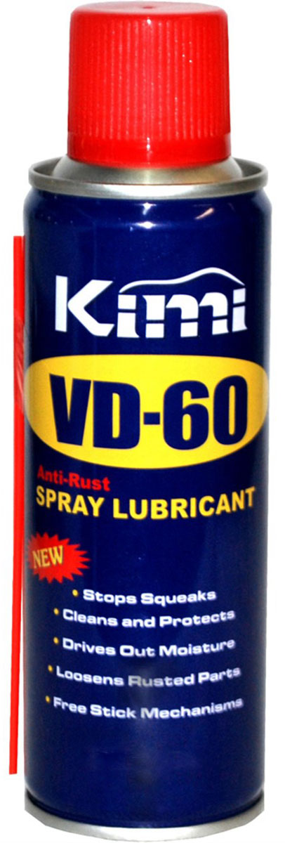 Смазка проникающая Kimi, многофункциональная, аэрозоль, 100 млK26C Смазка проникающая Kimi, многофункциональная, аэрозоль, 100 млK26CЗащищает от влаги, коррозии и ржавчины, устраняет скрипы, освобождая заржавевшие и заклинившие детали. Специальные компоненты смазки быстро проникают внутрь ржавчины, растворяют ее и возвращают подвижность резьбовым соединениям, петлям и замкам даже при низкой температуре. Вытесняет влагу, образует на поверхности смазывающую пленку. Высушивает влажные системы зажигания, защищает электрику от влаги или конденсации. Останавливает коррозию аккумулятора.
