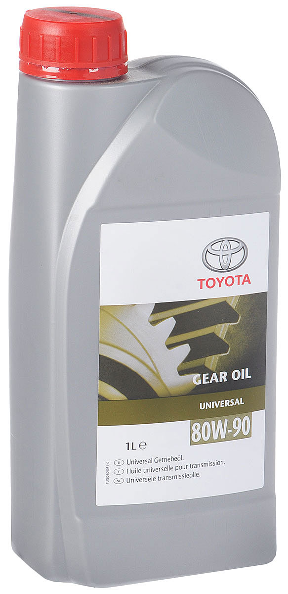 Масло трансмиссионное Toyota, минеральное, класс вязкости 80W-90, 1 лS03301004 Масло трансмиссионное Toyota, минеральное, класс вязкости 80W-90, 1 лS03301004Универсальное трансмиссионное масло Toyota разработано на основе высококачественных минеральных масел специально для работы в экстремальных условиях. Пакет самых современных присадок обеспечивает прекрасные вязкостно-температурные характеристики масла, что гарантирует эффективную работу узлов и деталей как механических трансмиссий, так и ведущих мостов автомобилей Toyota.Спецификация: GL-4; GL-5.Товар сертифицирован.