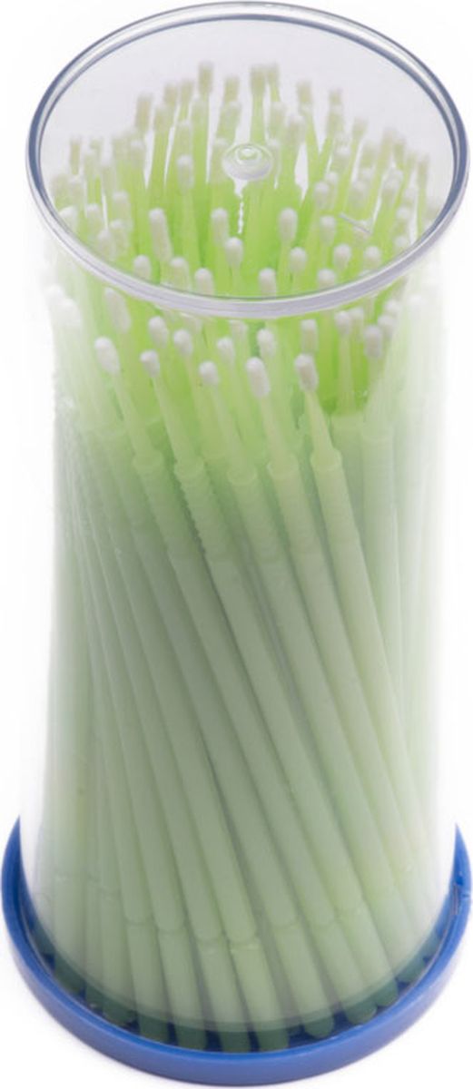 Sexy Lashes Безворсовые микрощеточки 1 мм, зеленые (S), 100 штGESS-701 Sexy Lashes Безворсовые микрощеточки 1 мм, зеленые (S), 100 штGESS-701Отлично подходят для нанесения и снятия различных составов.