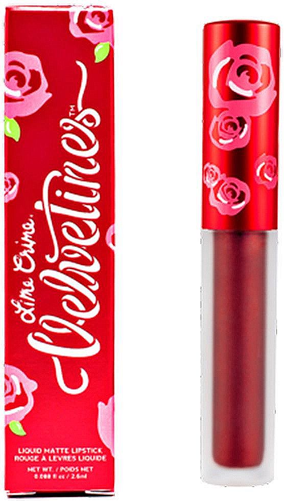 Lime Crime Помада для губ матовая Velvetines Eclipse, 2,6 млL001-10-0000 Lime Crime Помада для губ матовая Velvetines Eclipse, 2,6 млL001-10-0000Помада имеет невероятную стойкость – она плотно держится на губах с момента нанесения до момента снятия макияжа, абсолютно не размазывается и не стирается ни при каких условиях, даже при контакте с водой, поцелуях или приеме пищи. Смывается помада только специальными средствами для снятия макияжа.