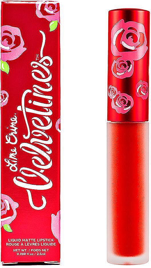 Lime Crime Помада для губ матовая Velvetines New Americana, 2,6 мл28032022 Lime Crime Помада для губ матовая Velvetines New Americana, 2,6 мл28032022Помада имеет невероятную стойкость – она плотно держится на губах с момента нанесения до момента снятия макияжа, абсолютно не размазывается и не стирается ни при каких условиях, даже при контакте с водой, поцелуях или приеме пищи. Смывается помада только специальными средствами для снятия макияжа.