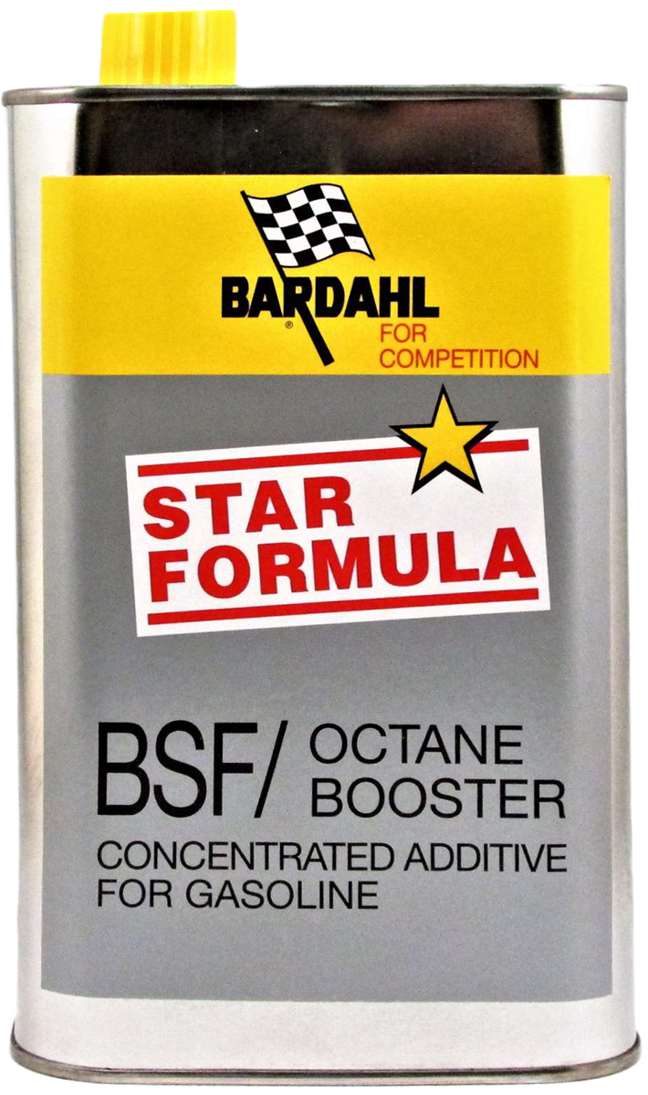 Присадка топливная Bardahl BSF/Octane Booste. Competition, для профессионального спортивного использования, 1 л121113 Присадка топливная Bardahl BSF/Octane Booste. Competition, для профессионального спортивного использования, 1 л121113Специальная топливная присадка для профессионального спортивного ( гоночного ) использования. Содержит максимальную концентрацию Octane Booster и пакета антидетонационных присадок. Преимущества. Увеличивает октановое число бензина. Равномерное и полное сгорание топливной смеси. Устраняет вибрации. Увеличивает производительность топлива. Использование ВНИМАНИЕ! Это профессиональный гоночный продукт для двигателей с высокой степенью сжатия. Продукт чувствителен к свету! Не допускать попадания света и воздуха.