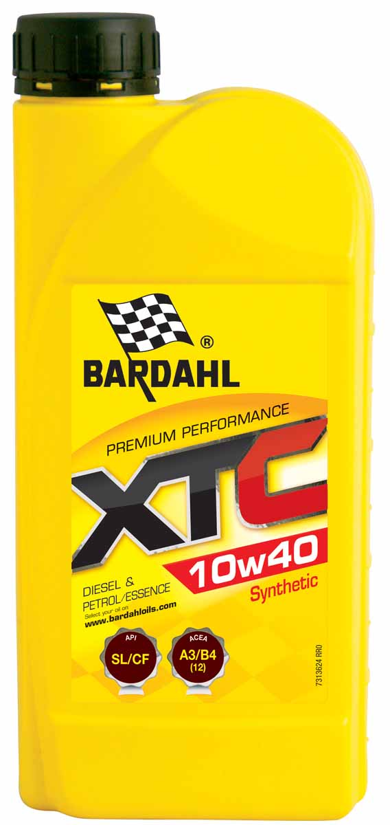 Масло моторное Bardahl XTС, полусинтетическое, 10W-40, 1 л1942001 Масло моторное Bardahl XTС, полусинтетическое, 10W-40, 1 л1942001Полностью синтетическое моторное масло изготовлено с применением присадок последнего поколения для бензиновых и дизельных автомобилей. Уменьшает трение, устраняет отложения и уменьшает расход топлива. Хорошая защита двигателя. Bardahl XTS 0W30 дает отличную производительность при низкой температуре. Разработано для реализации программы Longlife 2 (VW). ACEA A1/B1 A5/B5 OEM VW 503.00, 506.00, 506.01