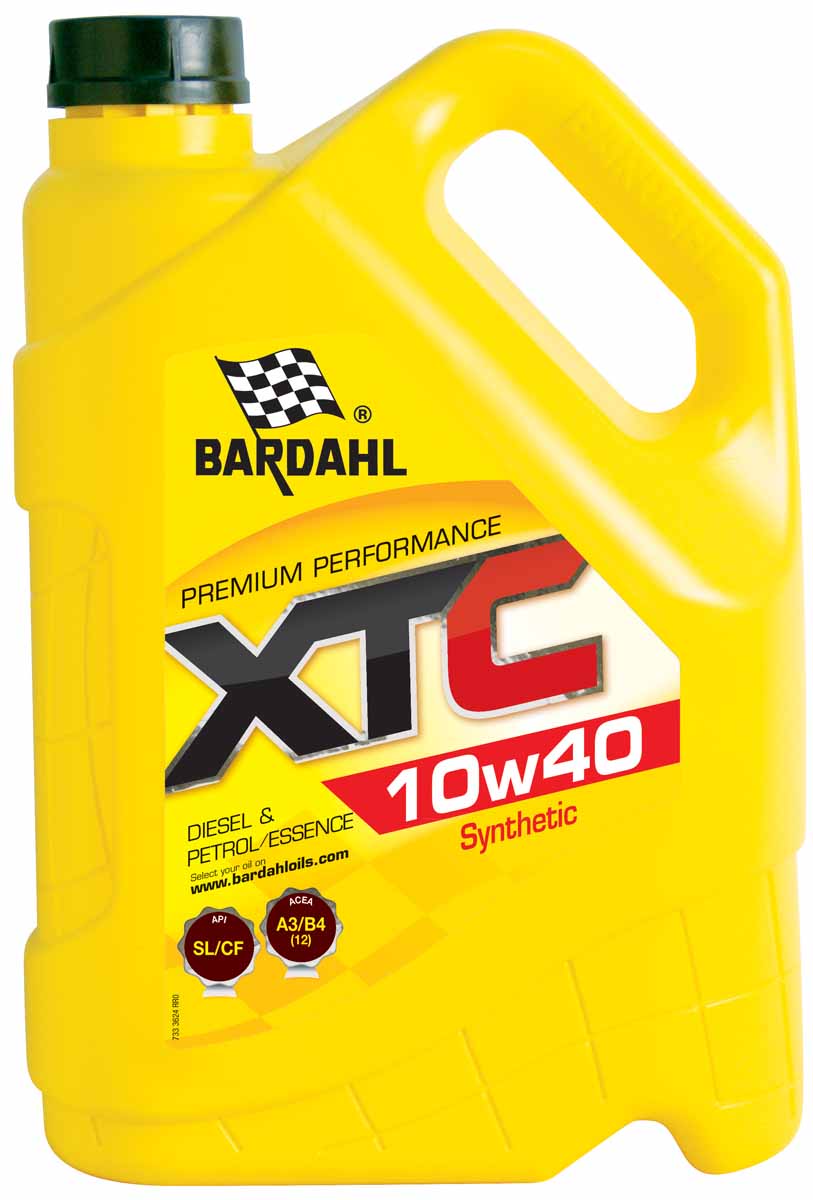 Масло моторное Bardahl XTС, полусинтетическое, 10W-40, 5 л36243 Масло моторное Bardahl XTС, полусинтетическое, 10W-40, 5 л36243Полностью синтетическое масло нового поколения для бензиновых и гибридных моторов, разработанное для обеспечения чистоты двигателя. Bardahl XTS 0W20 совместим с топливом E85, помогает держать поршни в чистоте, уменьшает выбросы выхлопных газов и защищает двигатель от износа и образования шлама. API SN, SN-RC OEM ILSAC GF-5, Chrysler MS 6395,GM DEXOS 1, GM 6094MFord WSS-M2C-945A/946A