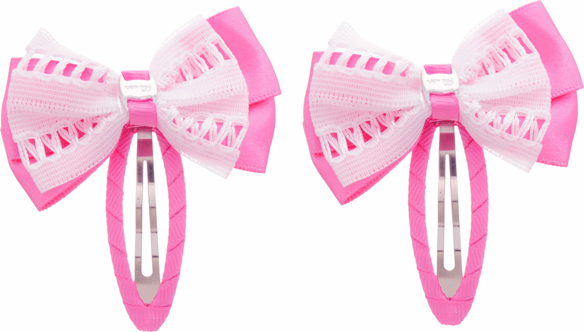 Babys Joy Заколка для волос цвет малиновый 2 шт MN 14MP59.4D Babys Joy Заколка для волос цвет малиновый 2 шт MN 14MP59.4DЗаколка для волос Babys Joy выполнена из металла и украшена текстильным бантиком с серебристой пряжкой в центре. Заколка позволит не только убрать непослушные волосы с лица, но и придать образу немного романтичности и очарования. Заколка для волос Babys Joy подчеркнет уникальность вашей маленькой модницы и станет прекрасным дополнением к ее неповторимому стилю.Предназначены для детей от трех лет.