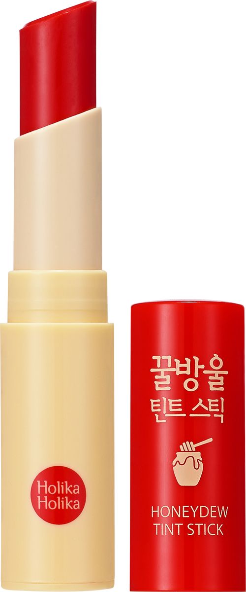 Holika Holika Тинт-бальзам Хани Дью, тон 01, яблоко,20013047 Holika Holika Тинт-бальзам Хани Дью, тон 01, яблоко,20013047Тинт-бальзам на основе меда манука увлажняет и смягчает губы, лечит мелкие трещинки и кожу вокруг губ, придает губам сочный красный цвет.