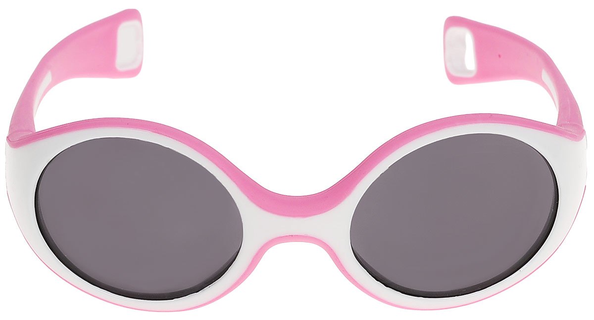 Beaba Солнцезащитные очки детские Sunglasses Baby 360 S категория 3 цвет розовыйINT-06501 Beaba Солнцезащитные очки детские Sunglasses Baby 360 S категория 3 цвет розовыйINT-06501Детские очки Baby S Beaba - идеальная защита от агрессивных УФ лучей.Детские очки Baby S Beaba 3 категории защитят кроху от УФ лучей при любых обстоятельствах: на прогулке, на море, в горах.Качество и безопасность с оптимальной защитой от ультрафиолетовых лучей (UVA, UVB) - 3 категория.Эргономичная оправа 360°. Специально разработанная из двух дополняющих друг друга материалов гибкая оправа повторяет морфологию головы малыша, не давит за ушами. Благодаря более нежному внутреннему слою, очки не давят на нос. Основа – полипропилен и СЕБС. Небьющиеся стекла. С 9 месяцев для ребенка, сидящего в коляске. Сделано во ФранцииОфтальмологи со всего мира все чаще говорят о необходимости защиты детских глаз от агрессивного солнца. Данная тенденция ничуть не является данью моде, а становится острой необходимостью, которую врачи осознали благодаря современным исследованиям.