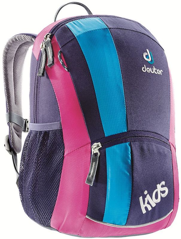 Deuter Рюкзак дошкольный Kids цвет черничный72523WD Deuter Рюкзак дошкольный Kids цвет черничный72523WDЭтот маленький рюкзачок доставит много радости во время прогулки на озеро илив горы. Веселая цветовая гамма обрадует любых девчонок и мальчишек от 3 лет и старше.- удобная мягкая спинка- S-образные плечевые лямки с мягкими краями- нагрудный стреп- боковые сетчатые карманы- именная бирка внутри- отражатель 3M спереди и на переднем кармане с молнией для безопасности- потайной карманчик на молнии сверху- петли для пристежки разных трофеевМатериал: Super-Polytex