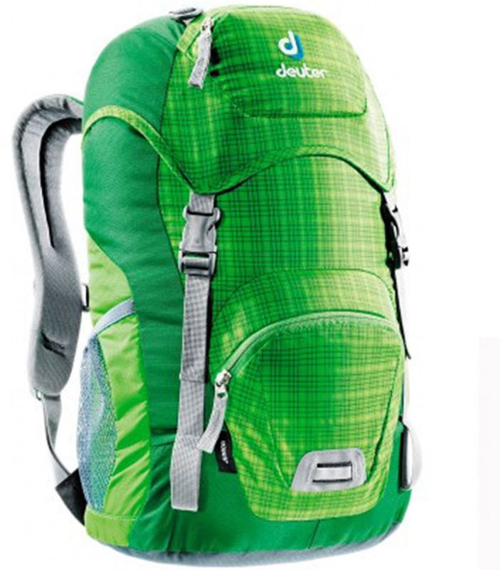 Deuter Рюкзак дошкольный Junior цвет зеленый72523WD Deuter Рюкзак дошкольный Junior цвет зеленый72523WD- Система спинки Airstriped back system- комфортные S- образные плечевые лямки с мягкими краями- идеально подходит для детей в возрасте от 5 лет и старше- нагрудный ремешок- сетчатые боковые карманы- именная бирка внутри- отражатели 3M- петля с отражателем для габаритного фонарика- удобные для детей застежки- два фронтальных кармана на молнии- D - образные колечки для пристежки трофеевМатериал: Microrip-Nylon / Polytex