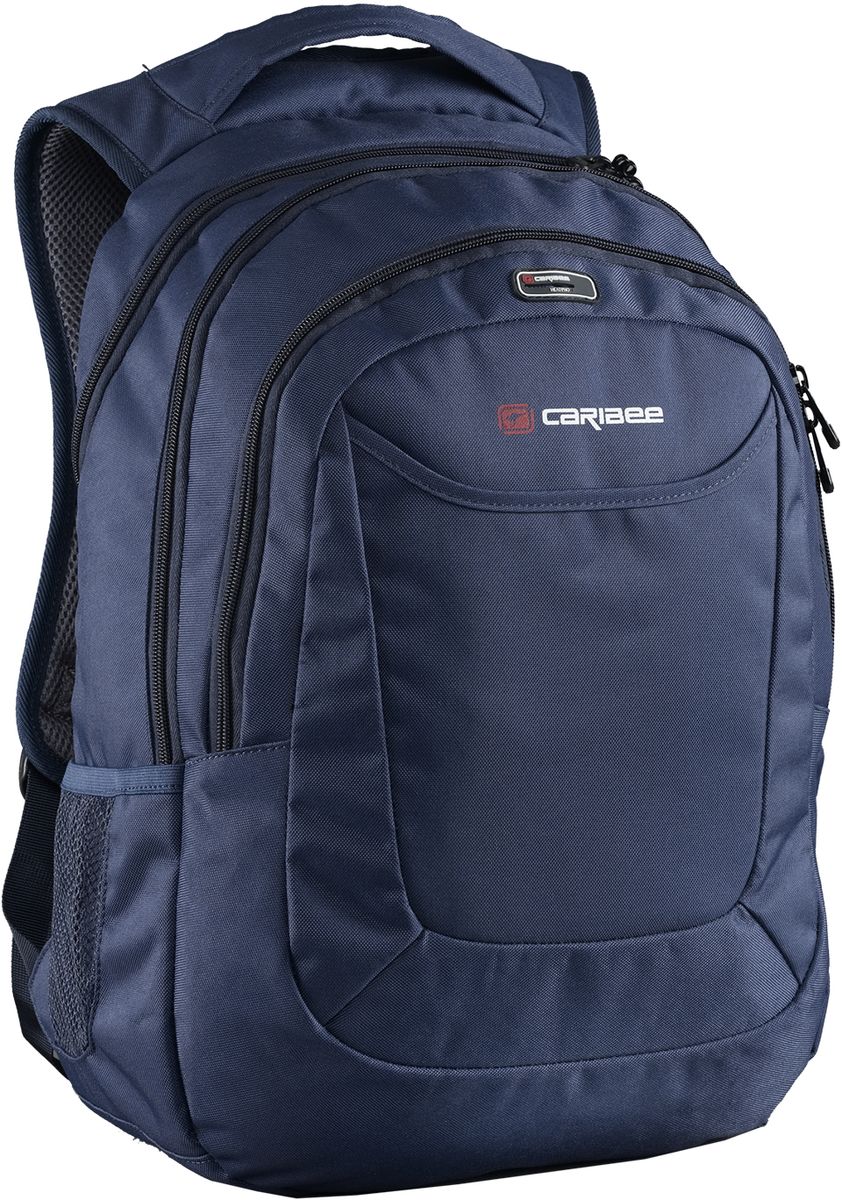 Caribee Рюкзак College 30 цвет темно-синий72523WD Caribee Рюкзак College 30 цвет темно-синий72523WDРюкзак для школы, института, города. Благодаря хорошей внутренней организации в рюкзаке найдется место всему необходимому в течение дня, а продуманная подвесная система обеспечит максимальный комфорт даже при большом весе и максимальной загрузке рюкзака. Вентилируемая спинка и лямки. Вмещает документы формата А4. Мягкий чехол для ноутбука с диагональю 15,4”. Встроенный органайзер. Карман для плеера с выходом для наушников. Боковые карманы для бутылок с водой.Объем: 30 л.Размер: 47 х 32 х 26 см.
