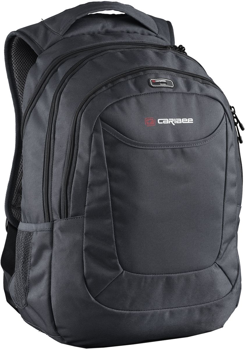 Caribee Рюкзак College 30 цвет черный72523WD Caribee Рюкзак College 30 цвет черный72523WDРюкзак для школы, института, города. Благодаря хорошей внутренней организации в рюкзаке найдется место всему необходимому в течение дня, а продуманная подвесная система обеспечит максимальный комфорт даже при большом весе и максимальной загрузке рюкзака. Вентилируемая спинка и лямки. Вмещает документы формата А4. Мягкий чехол для ноутбука с диагональю 15,4”. Встроенный органайзер. Карман для плеера с выходом для наушников. Боковые карманы для бутылок с водой.Объем: 30 л.Размер: 47 х 32 х 26 см.
