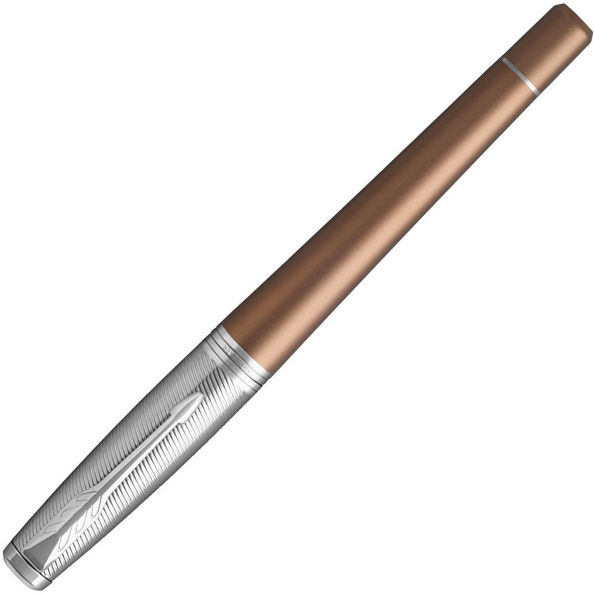 Parker Ручка перьевая URBAN Premium Orange синяяC13S041944 Parker Ручка перьевая URBAN Premium Orange синяяC13S041944Материал корпуса: Светло- коричневый анодированный алюминий, прошедший пескоструйную обработку. Колпачок и зона захвата из хромированной латуни. Гравировка на колпачке.Покрытие корпуса: Светло- коричневый анодированный алюминий, прошедший пескоструйную обработку. Материал отделки деталей корпуса: хромированная нержавеющая сталь.Перо: Нержавеющая сталь.Способ подачи стержня: колпачок.Вложение: 1 синий картридж.Сделано в Китае.Аналог PARKER-S0949210.