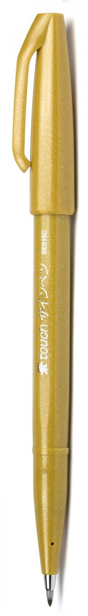 Pentel Маркер Brush Sign Pen цвет охра72523WD Pentel Маркер Brush Sign Pen цвет охра72523WDУникальный инструмент для рисования! Гибкий и прочный наконечник в виде кисти позволяет рисовать линии разной толщины. Длина письма - 600 м, в среднем - 750 м, т.к. ширина линии меняется в зависимости от угла наклона кисти. Кисть удобна для создания иллюстраций, быстрых рисунков, набросков.