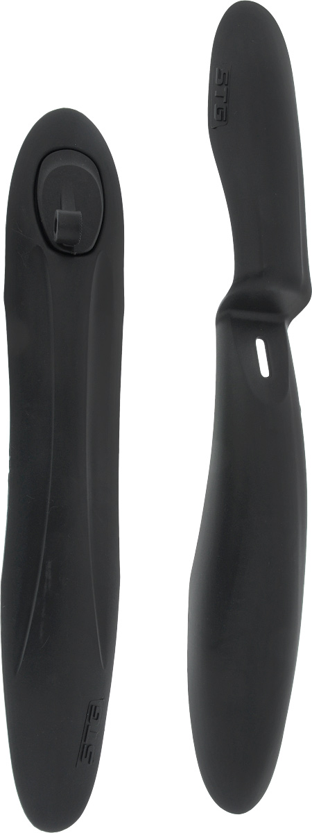 Крылья STG STG-01, 24-26, 2 штZ90 black Крылья STG STG-01, 24-26, 2 штZ90 blackПластиковые крылья STG STG-01 предназначены для горных велосипедов и уберегут вас от грязи и брызг из под колес. Крылья предназначены для велосипедов с диаметром колеса от 24 до 26.В комплект входит переднее и заднее крыло, аксессуары для крепежа.