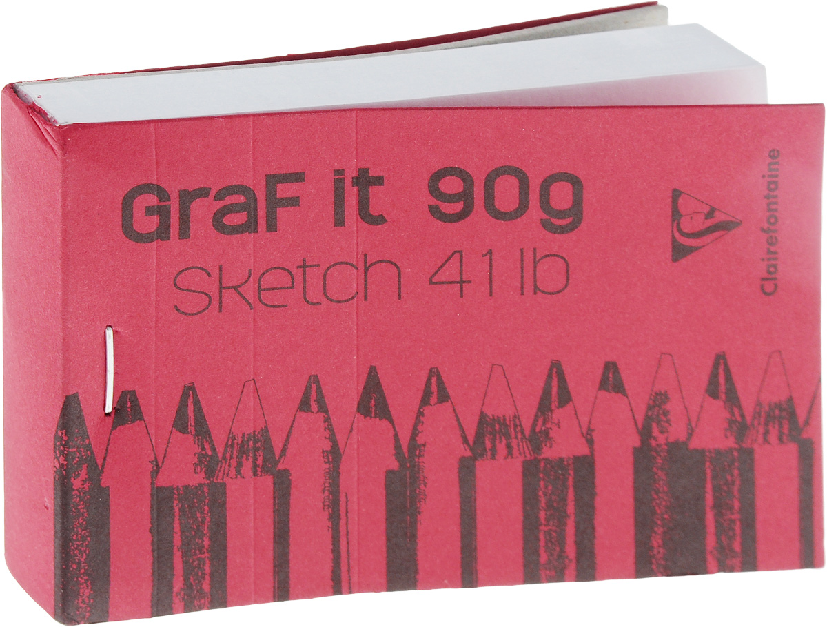 Блокнот Clairefontaine Graf It, для сухих техник, с перфорацией, цвет: красный, формат A7, 80 листов72523WD Блокнот Clairefontaine Graf It, для сухих техник, с перфорацией, цвет: красный, формат A7, 80 листов72523WDОригинальный блокнот Clairefontaine идеально подойдет для памятных записей, любимых стихов, рисунков и многого другого. Плотная обложкапредохраняет листы от порчи изамятия. Такой блокнот станет забавным и практичным подарком - он не затеряется среди бумаг, и долгое время будет вызывать улыбку окружающих.