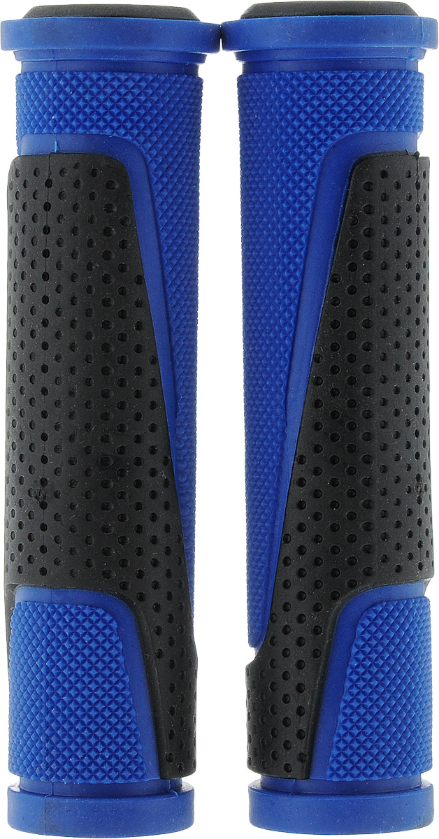 Грипсы STG HL-G305, цвет: черный, синий, длина 13,5 см, 2 штZ90 black Грипсы STG HL-G305, цвет: черный, синий, длина 13,5 см, 2 штZ90 blackГрипсы STG HL-G305, выполненные из высококачественной резины и пластика, предназначены для увеличения сцепления рук с рулем. Они одеваются на концы руля и их можно менять по мере изношенности.Внутренний диаметр: 2 см. Длина грипсы: 13,5 см.