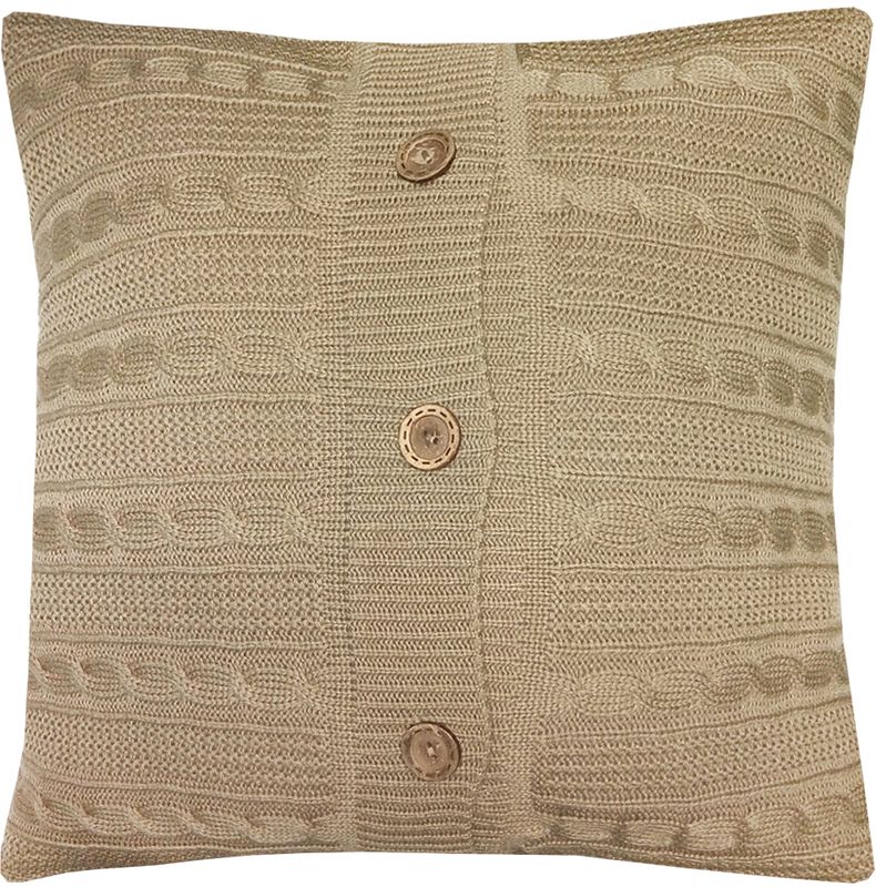 Наволочка декоративная Altali Beige, 43 х 43 смHK 5646 weis Наволочка декоративная Altali Beige, 43 х 43 смHK 5646 weisВязаная подушка в доме - признак уюта и стиля. В отличие от тканевой подушки вязаные изделия более эластичные и структурные. Рисунок вязки гармонично впишется в любой интерьер. Чехол съемный, на пуговицах. Его можно стирать в деликатном режиме, сушить на горизонтальной поверхности.