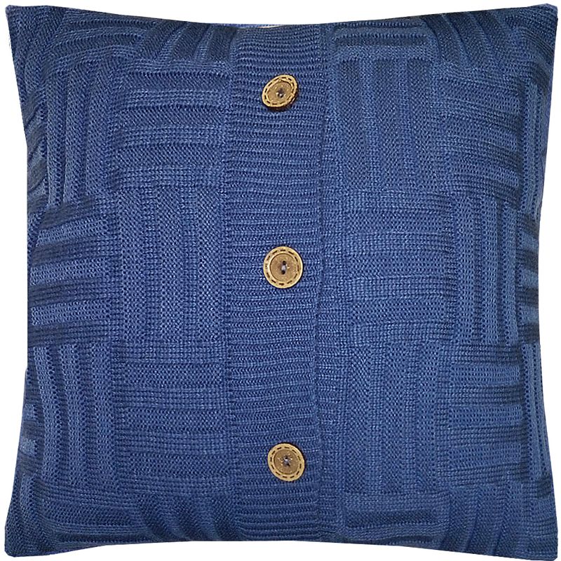 Наволочка декоративная Altali Royal Blue quadro, 43 х 43 смES-412 Наволочка декоративная Altali Royal Blue quadro, 43 х 43 смES-412Вязаная подушка в доме - признак уюта и стиля. В отличие от тканевой подушки вязаные изделия более эластичные и структурные. Рисунок вязки гармонично впишется в любой интерьер. Чехол съемный, на пуговицах. Его можно стирать в деликатном режиме, сушить на горизонтальной поверхности.