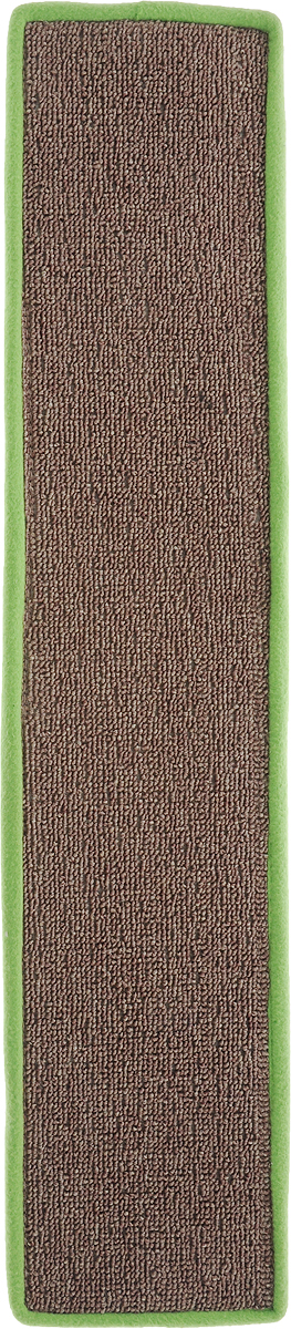 Когтеточка Грызлик Ам, с пропиткой, цвет: салатовый, коричневый, 67 x 14 см0120710 Когтеточка Грызлик Ам, с пропиткой, цвет: салатовый, коричневый, 67 x 14 см0120710Когтеточка Грызлик Ам предназначена для стачивания когтей вашей кошки и предотвращения их врастания. Изделие выполнено из ДВП и ковролина, края отделаны искусственным мехом. Изделие снабжено специальными отверстиями для крепления. Ковролин обеспечивает естественный уход за когтями питомца. Специальная пропитка привлекает внимание кошки, что позволяет сохранить неповрежденными мебель и другие предметы интерьера. Прямая когтеточка идеально подходит для крепления на стену.