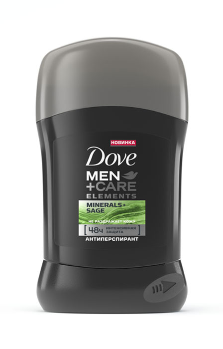 Dove Men+Care антиперспирант карандаш Свежесть минералов и шалфея, 50 млMP59.3D Dove Men+Care антиперспирант карандаш Свежесть минералов и шалфея, 50 млMP59.3DАнтиперспирант, разработанный специально для мужчин, беспощаден к поту, но не к коже. Инновационная формула антиперспиранта для эффективной защиты от пота и запаха помогает ухаживать за мужской кожей 48 часов с момента нанесения. Раскройте силу и свежесть натуральных природных компонентов с новой линейкой Elements.Появление бренда Dove связано с созданием уникального очищающего средства для кожи, не содержащего щелочи. Формула единственного в своем роде крем-мыла на четверть состоит из увлажняющего крема - именно это его качество помогает защищать кожу от раздражения и сухости, которые неизбежны при использовании обычного мыла. Dove —марка, которая известна благодаря авангардному изобретению: мягкому крем-мылу. Dove любим миллионами, ведь они не содержат щелочи, оказывают мягкое, щадящее воздействие на кожу лица и тела. Удивительное по своим свойствам крем-мыло довольно быстро стало одним из самых популярных косметических средств. Успех этого продукта был настолько велик, что производители долгое время не занимались расширением ассортимента. Прошло почти сорок лет с момента регистрации товарного знака Dove, прежде чем свет увидел крем-гель для душа и другие косметические средства этой марки. Все они создаются на основе формулы, разработанной еще в прошлом веке, но не потерявшей своей актуальности. На сегодняшний день этот бренд по праву считается олицетворением красоты, здоровья и заботы. Помимо женской линии косметики выпускаются детские косметические средства и косметика для мужчин. Несмотря на широкий ассортимент предлагаемых средств по уходу за кожей и волосами, завоевавших признание в более чем 80 странах по всему миру, производители находятся в постоянном поиске новых формул. Dove считается одним из ведущих в своей области. Он известен миллионам людей в почти сотне стран по всему миру. В мире Dove красота — это источник уверенности в себе, а не беспокойства. Миссия бренда — дать новому поколению возможность расти в атмосфере позитивного отношения к собственной внешности.