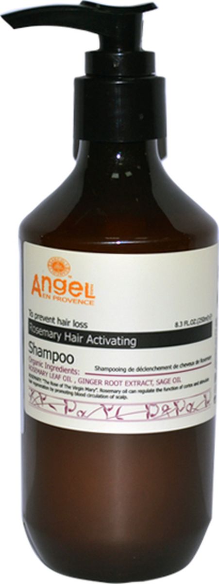 Angel Provence Шампунь активизирующий Розмарин, 250 млFS-00897 Angel Provence Шампунь активизирующий Розмарин, 250 млFS-00897Содержит экстракт розмарина и улучшает микроциркуляцию в коже головы и проникающую способность волосяных фоликулов, повышает их эффективность. Восстанавливает клетки волос и снабжает их необходимыми протеинами, глубоко питает корни. Подходит для профилактики выпадения волос. Восстанавливает поврежденные волосы, делая их сильными, яркими и здоровыми.