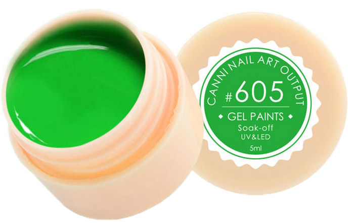 Canni Гель-краска для ногтей Gel Paints, тон № 605, 5 мл13827 Canni Гель-краска для ногтей Gel Paints, тон № 605, 5 мл13827Гель-лак Canni – это покрытие для ногтей нового поколения, которое поставит крест на всех известных Вам ранее проблемах и трудностях использования Гель-лаков. Это самые качественные и самые доступные шеллаки на сегодняшний день. Canni Гель-лак может легко сравниться по качеству с продукцией CND, а в цене и вовсе выигрывает у американского бренда. Предельно простое нанесение, способность к самовыравниванию, отличная пигментация, безопасное снятие, безвредность для здоровья ногтей и огромная палитра оттенков – это далеко не все достоинства Гель-лаков Канни. Каждая женщина найдет для себя в них что-то свое, отчего уже никогда не сможет отказаться.