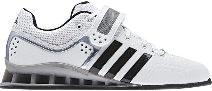 Штангетки Adidas Adipower Weightlift, цвет: белый, черный. M25733. Размер 8,5 (41)M25733 Штангетки Adidas Adipower Weightlift, цвет: белый, черный. M25733. Размер 8,5 (41)M25733Штангетки Adidas Adipower Weightlift - идеальная обувь для занятий тяжелой атлетикой. Материал верха выполнен из износоустойчивой искусственной кожи, внутреннее оформление - дышащий текстиль. плотная шнуровка и регулируемый ремешок на липучке, перфорация на мысе. На подъеме фиксируются шнуровкой и хлястиком с липучкой.