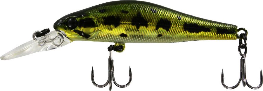 Воблер Tsuribito Jerkbait F-DR, цвет 013, 50 мм24517 Воблер Tsuribito Jerkbait F-DR, цвет 013, 50 мм24517Новинка сезона – модель Tsuribito Jerkbait 50. Многим уже знаком 8-ми сантиметровый брат этого воблера, который очень эффективно ловит щуку. Младший брат размером 5см, отлично привлекает небольшую щуку и в то же время, прекрасно соблазняет окуня, язя и голавля, что позволяет одной приманкой облавливать практически все небольшие водоемы. Так же эффективно он показал себя при ловле форели. Реалистичная игра воблера при медленной проводке и очень соблазнительные движения при легких рывках не оставляют равнодушной не одного хищника.